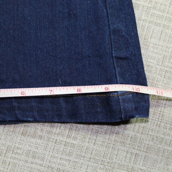 Black Label c'est Toi  Size 7 High Rise Flared Blue Jeans - Picture 7 of 7